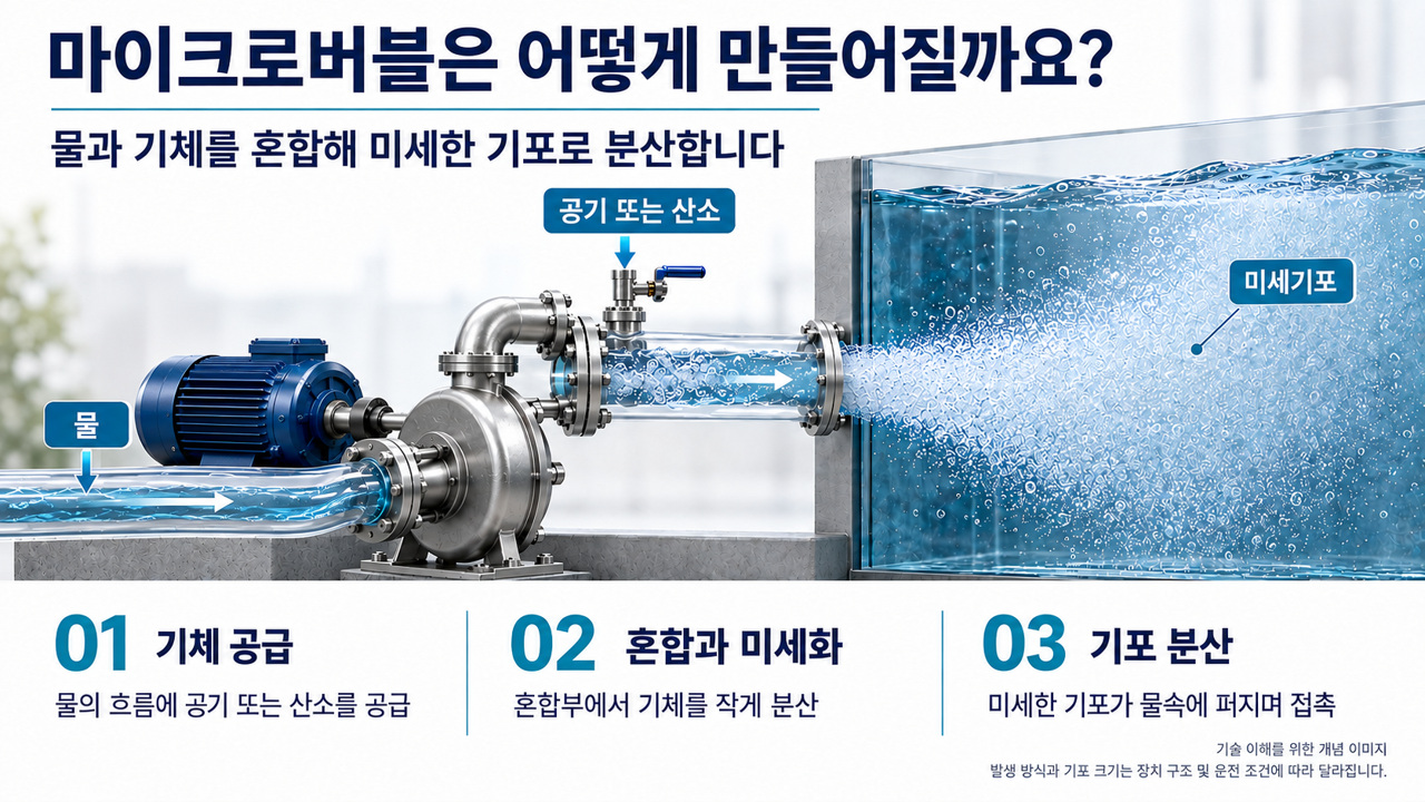 마이크로버블의 발생 원리