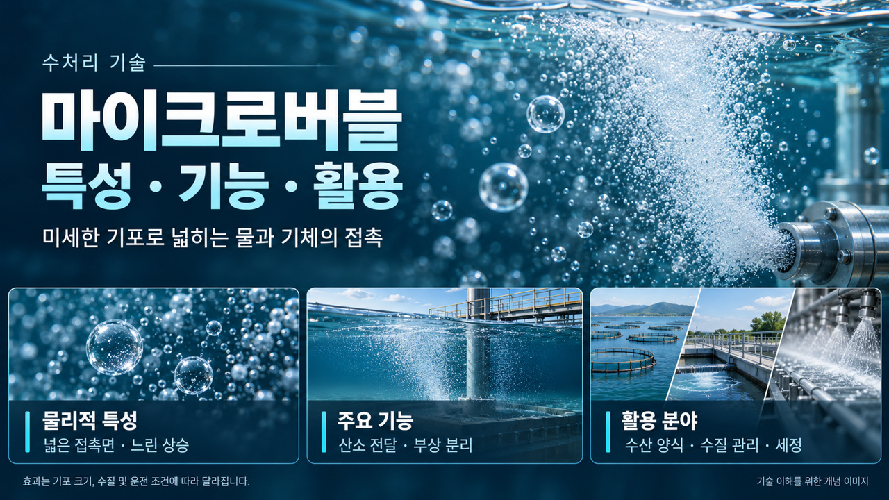 마이크로버블의 특성 · 기능 · 활용