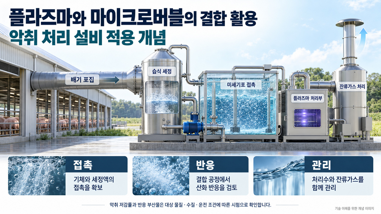 플라즈마와 마이크로버블의 결합 활용