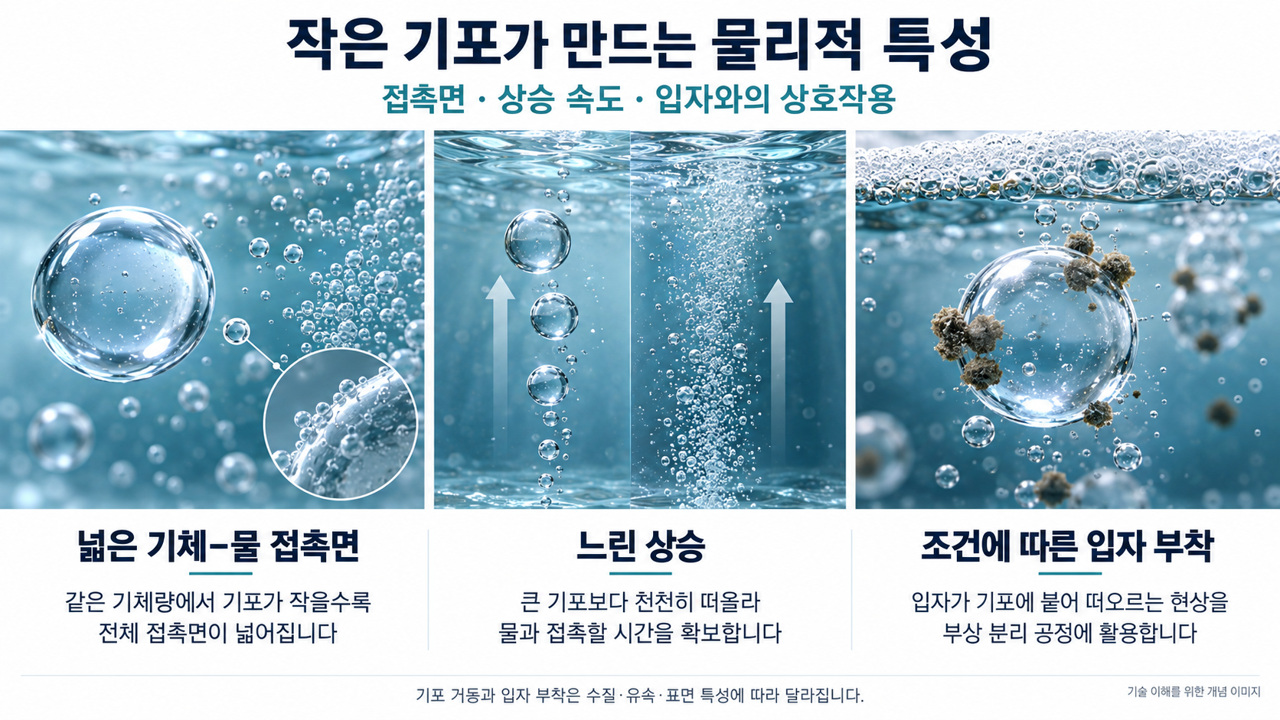 작은 기포가 만드는 물리적 특성